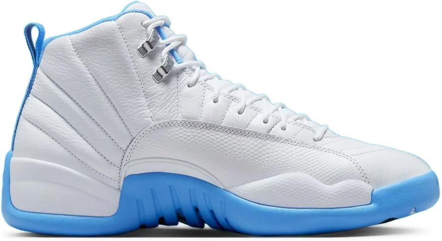 Jordan Air 12 "Melo White University Blue Metallic Silver" sneakers Wit