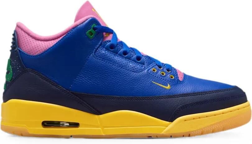 Jordan Air 3 Retro OG Brazil sneakers met vlakken Blauw