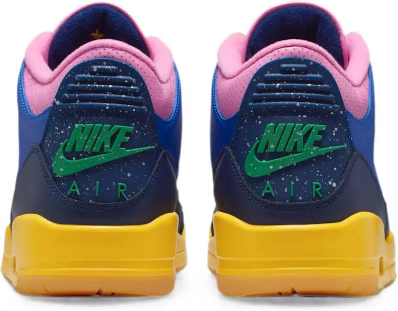 Jordan Air 3 Retro OG Brazil sneakers met vlakken Blauw - Foto 2