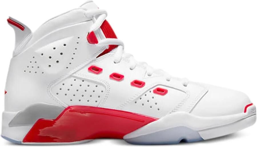 Jordan Air 6-17-23 "White Fire Red" low-top sneakers Wit