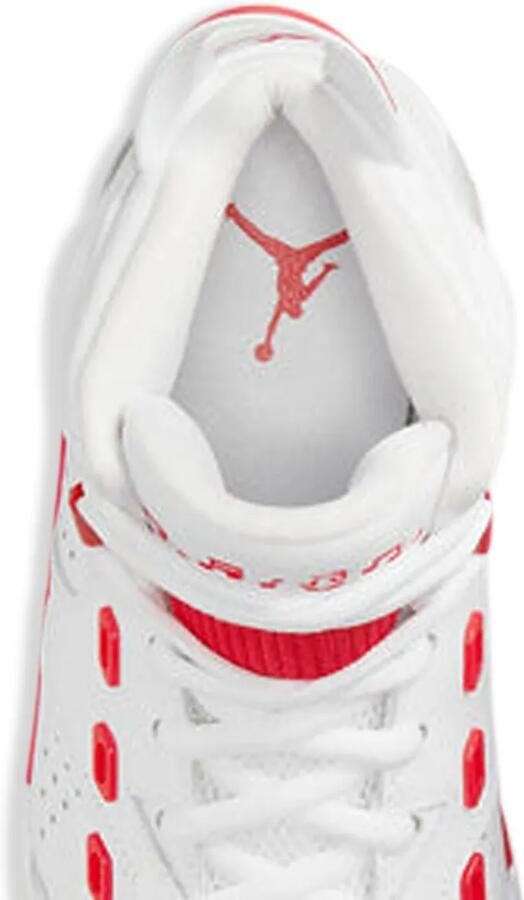 Jordan Air 6-17-23 "White Fire Red" low-top sneakers Wit - Foto 2
