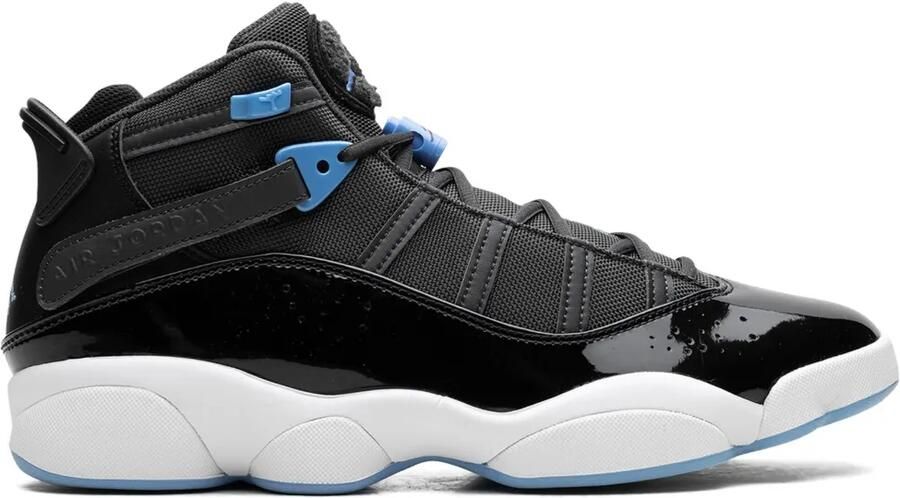 Jordan Air 6 Rings Anthracite University Blue "Game Royal" sneakers Zwart