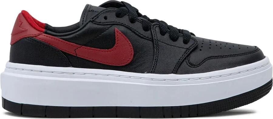 Jordan Air Retro 1 Elevate Low "Black Gym Red White" sneakers Zwart