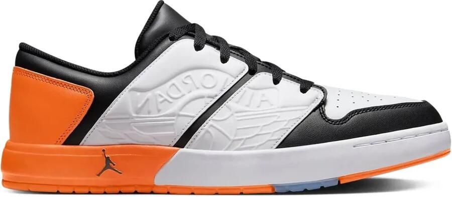 Jordan Air Retro 1 Low "White Black Magma Orange" sneakers Wit