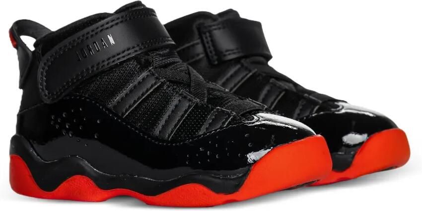 Jordan Kids 6 Rings sneakers met klittenband Zwart - Foto 2