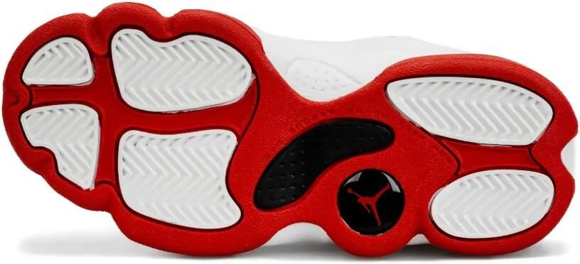 Jordan Kids 6 Rings "White University Red" sneakers Wit - Foto 4