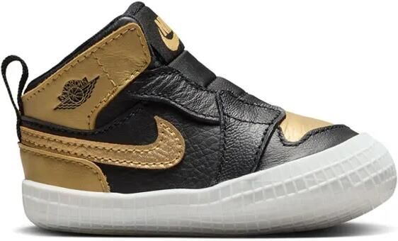 Jordan Kids Air Jordan 1 "Black Metallic Gold" slofjes Zwart