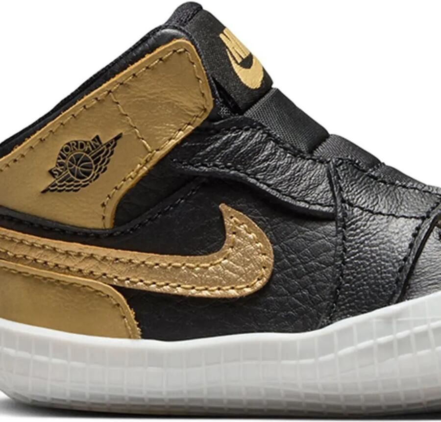 Jordan Kids Air Jordan 1 "Black Metallic Gold" slofjes Zwart - Foto 2