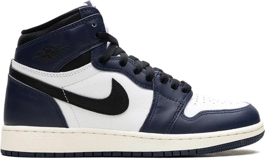 Jordan Kids Air Jordan 1 High OG "Navy" sneakers Blauw