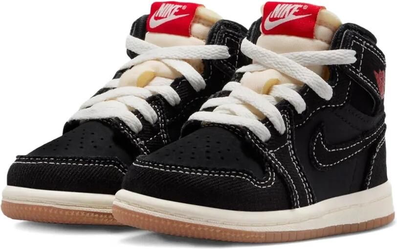 Jordan Kids Air Jordan 1 High OG sneakers Zwart