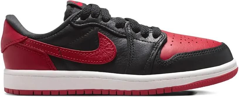 Jordan Kids Air Jordan 1 Low OG "Black Varsity Red Summit White" sneakers Zwart