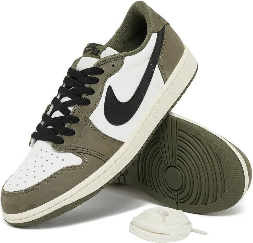 Jordan Kids Air Jordan 1 low-top sneakers Wit
