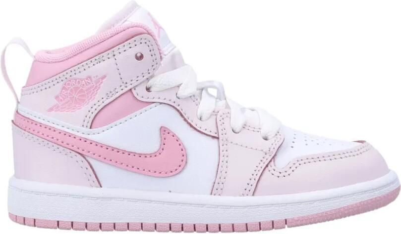 Jordan Kids Air Jordan 1 Mid leren sneakers Roze - Foto 3