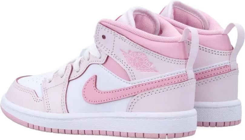 Jordan Kids Air Jordan 1 Mid leren sneakers Roze - Foto 4