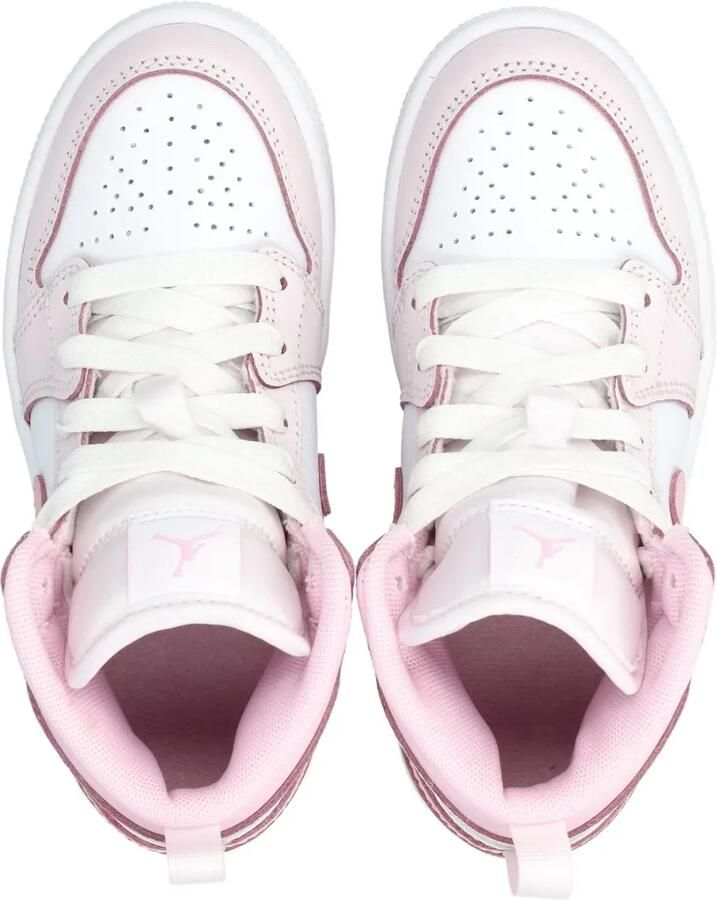 Jordan Kids Air Jordan 1 Mid leren sneakers Roze - Foto 2