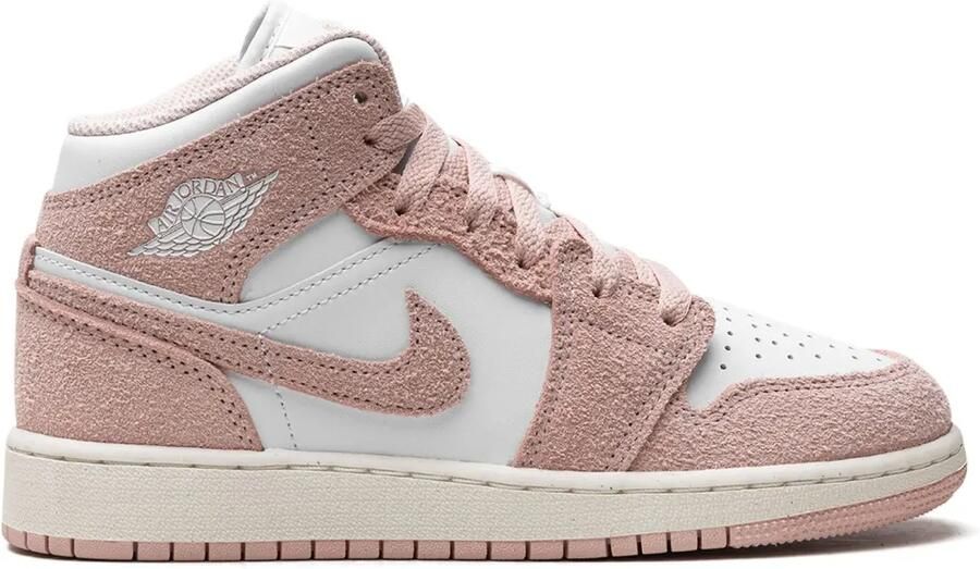 Jordan Kids Air Jordan 1 Mid SE "Legend Pink" sneakers Roze