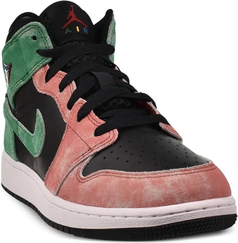 Jordan Kids Air Jordan 1 Mid SE 'MJ's Playground' sneakers Zwart