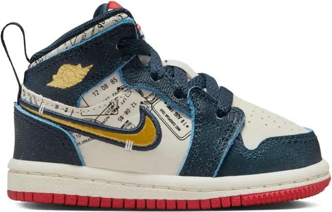 Jordan Kids Air Jordan 1 Mid SE "Take Flight" sneakers Blauw