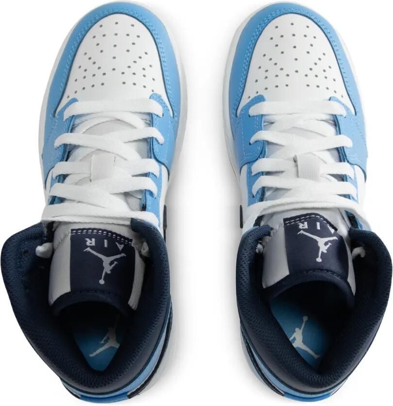 Jordan Kids Air Jordan 1 Mid sneakers Blauw - Foto 2