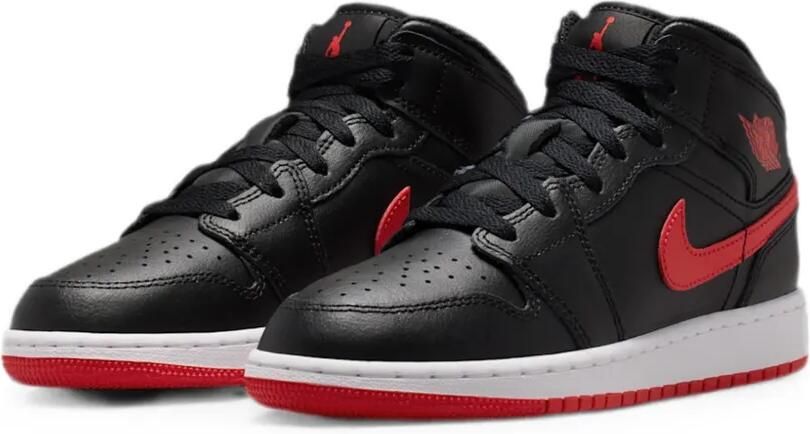 Jordan Kids Air Jordan 1 Mid sneakers Zwart