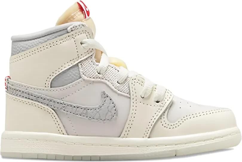 Jordan Kids Air Jordan 1 Retro High OG "Sail University Red" sneakers Beige