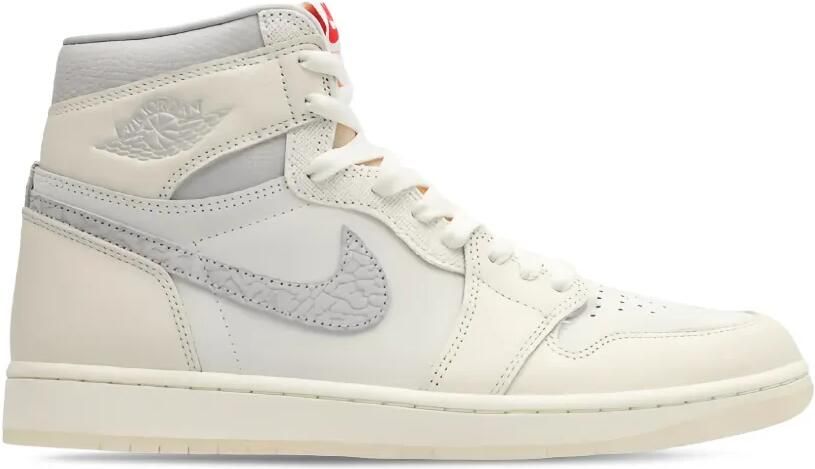 Jordan Kids Air Jordan 1 Retro High OG "Sail University Red" sneakers Beige