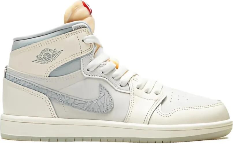 Jordan Kids Air Jordan 1 Retro High OG "Sail University Red" sneakers Beige