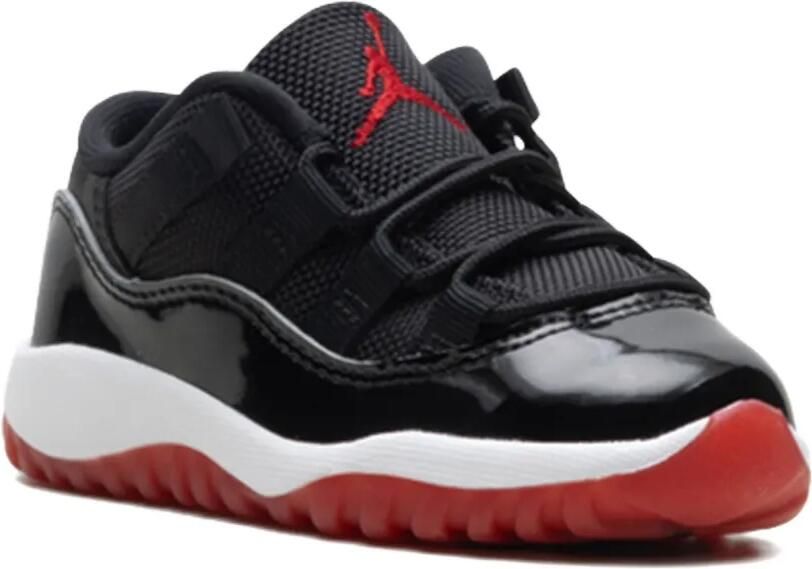 Jordan Kids Air Jordan 11 Retro Low Bred "Black Varsity Red White" sneakers Zwart