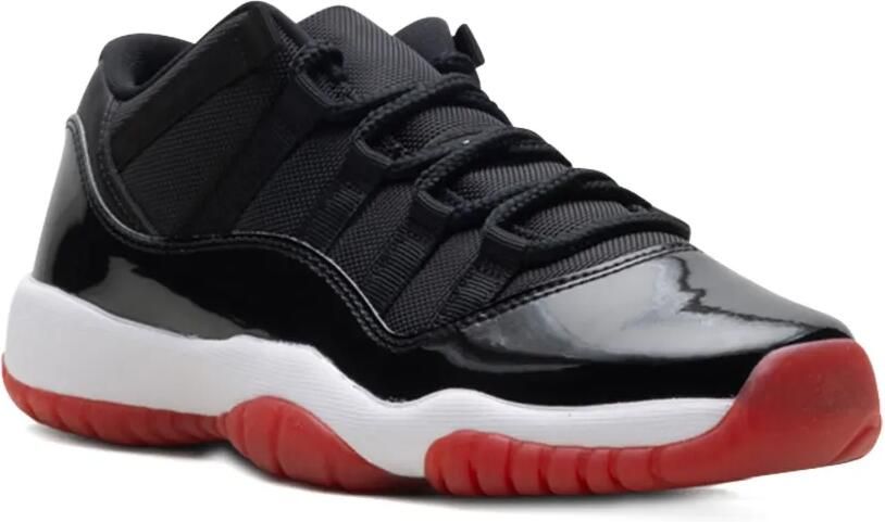 Jordan Kids Air Jordan 11 Retro Low Bred GS "Black White Varsity Red" sneakers Zwart