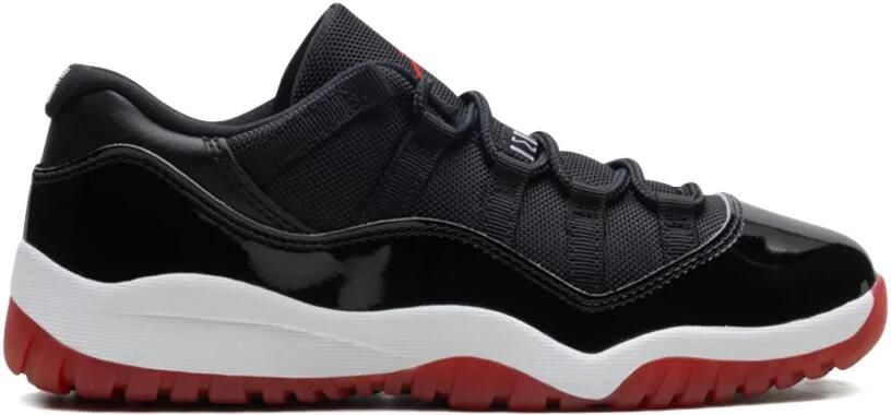 Jordan Kids Air Jordan 11 Retro Low PS Bred "Black Varsity Red White" sneakers Zwart