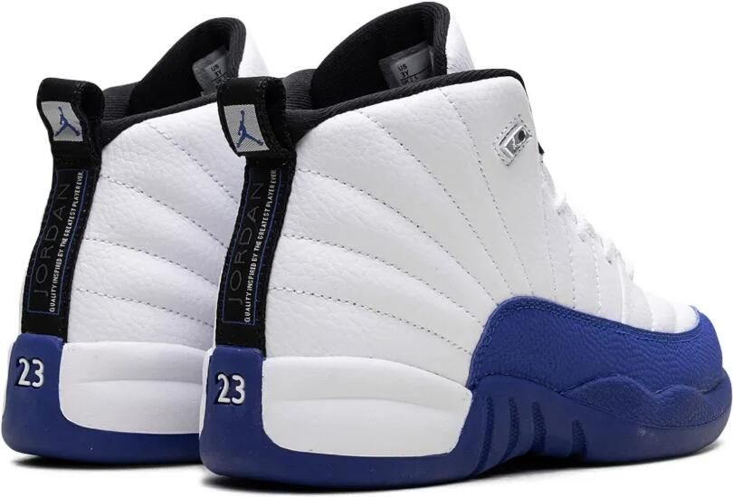 Jordan Kids Air Jordan 12 "Wizards White Black Game Royal" sneakers Wit