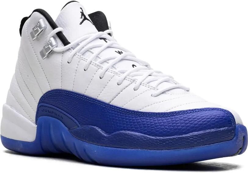 Jordan Kids Air Jordan 12 "Wizards White Black Game Royal" sneakers Wit