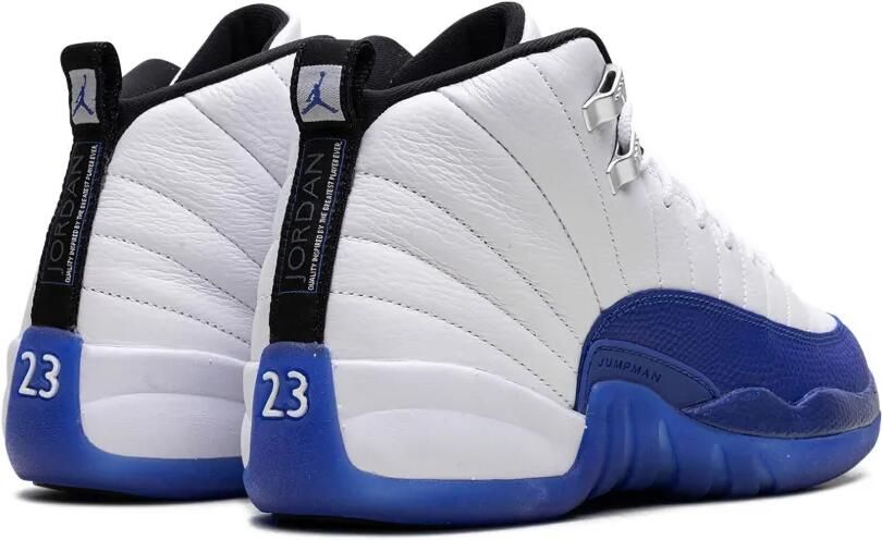 Jordan Kids Air Jordan 12 "Wizards White Black Game Royal" sneakers Wit - Foto 2