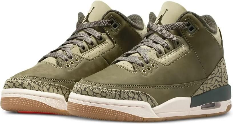 Jordan Kids Air Jordan 3 "Olive Green" sneakers Groen