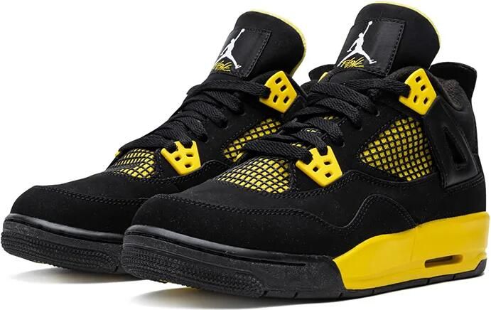 Jordan Kids Air Jordan 4 Retro (GS) sneakers Zwart - Foto 3