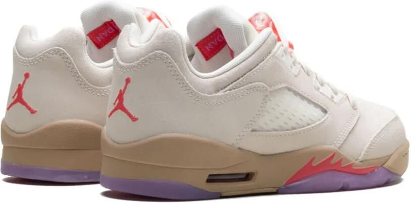 Jordan Kids Air Jordan 5 " Pale Ivory Fusion Red Desert Rush Fuchsia White" sneakers Beige - Foto 2