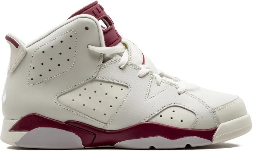 Jordan Kids Air Jordan 6 Retro "Maroon" high-top sneakers Beige - Foto 2