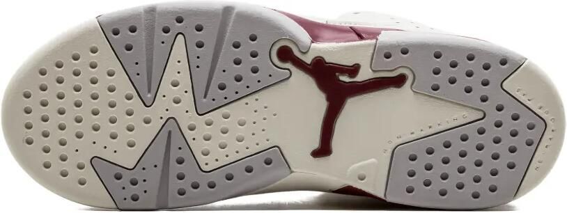 Jordan Kids Air Jordan 6 Retro "Maroon" high-top sneakers Beige - Foto 5