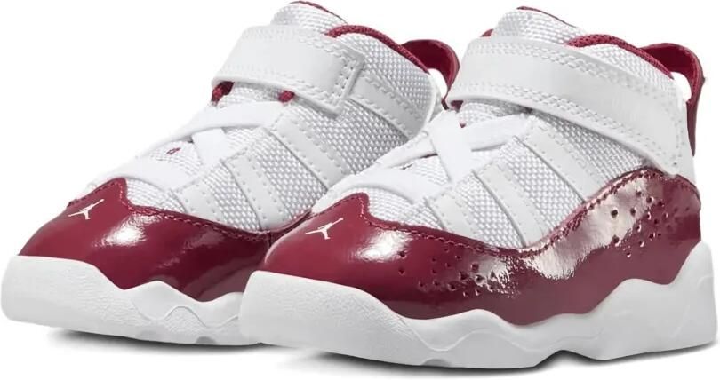 Jordan Kids Air Jordan 6 "White Red" sneakers Wit