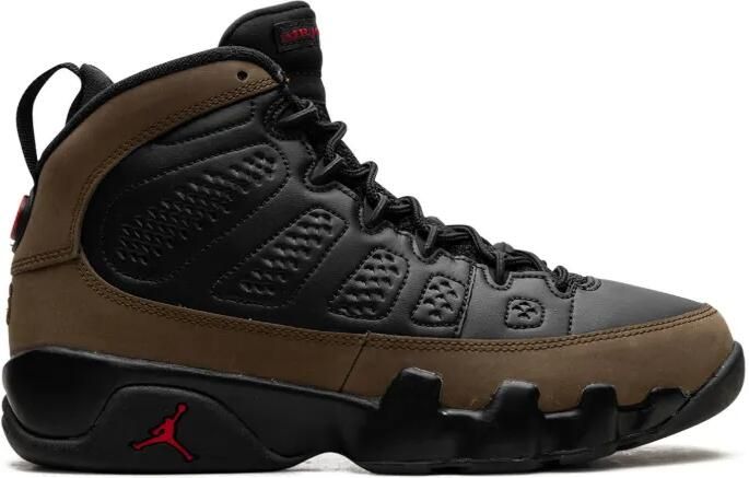 Jordan Kids Air Jordan 9 "Olive 2024" sneakers Zwart