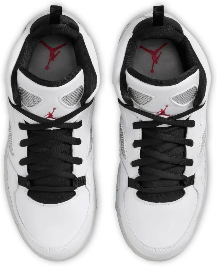 Jordan Kids Flight Club '91 "White Black Metallic Silver Gym Red" sneakers Wit - Foto 2