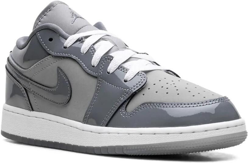 Jordan Kids Jordan 1 Low SE "Medium Grey Cool Grey White" sneakers Grijs