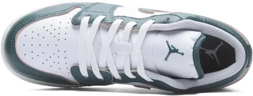 Jordan Kids Jordan 1 Low SE "Oxidized Green White Sail" sneakers Groen - Foto 4