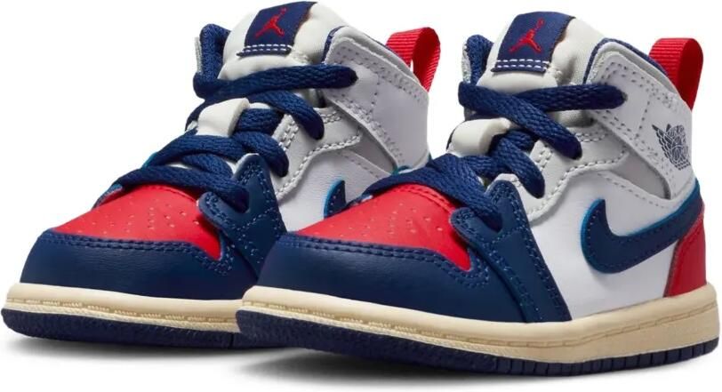 Jordan Kids Jordan 1 Mid high-top sneakers Wit