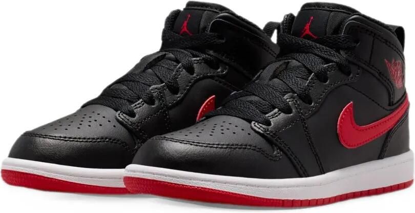 Jordan Kids Jordan 1 Mid logo-detail sneakers Zwart - Foto 1