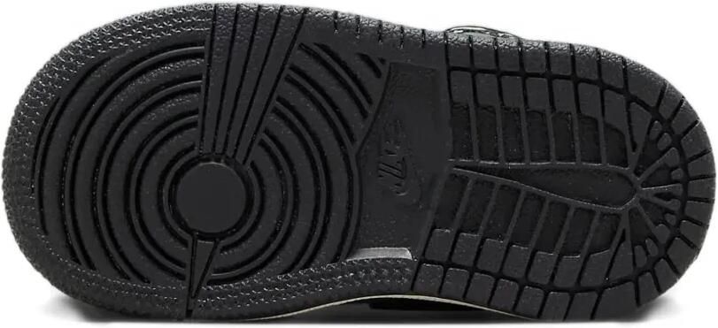 Jordan Kids Jordan 1 Mid SE "Black Metallic Silver Sail Metallic Gold" sneakers Zwart - Foto 5
