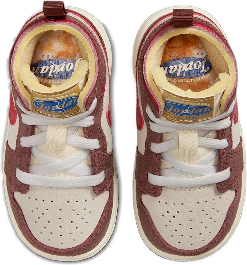 Jordan Kids Jordan 1 Mid SE "Bread Butter & Sole" sneakers Beige - Foto 2