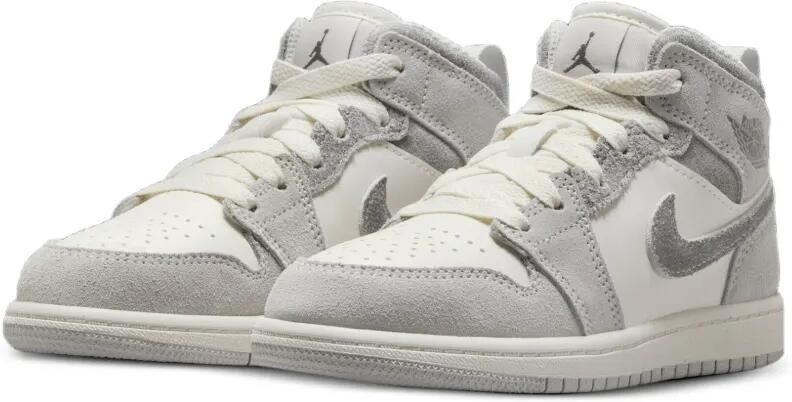 Jordan Kids Jordan 1 Mid SE PS "Neutral Grey" sneakers Grijs