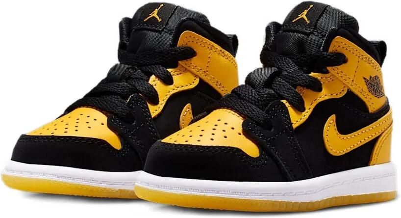 Jordan Kids Jordan 1 Mid SE sneakers Zwart