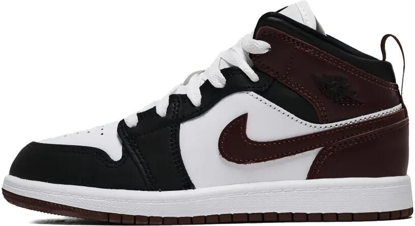 Jordan Kids Jordan 1 Mid SE "White Medium Grey Cool Grey" sneakers Wit